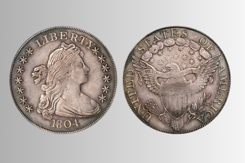 1804 Draped Bust Silver Dollar with First Reverse Design A Rare Piece of History