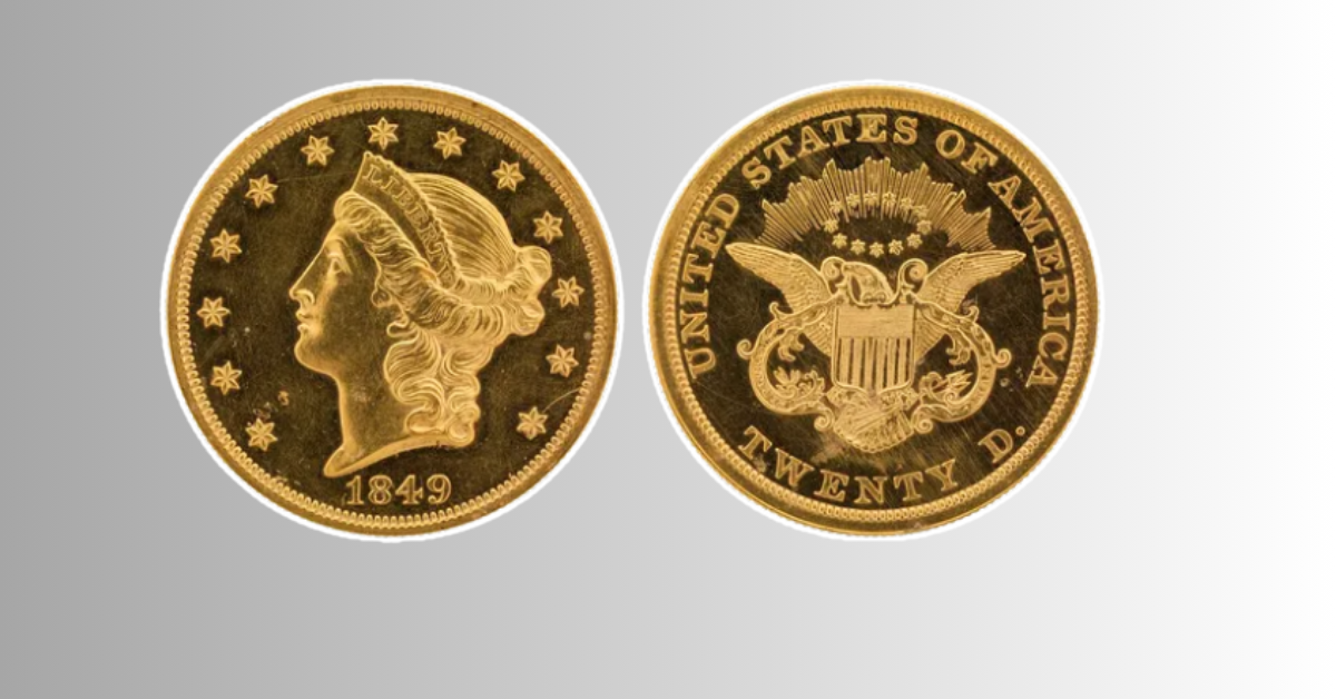 Why the 1849 Coronet Head Gold 20 Dollar Coin Is One of the Rarest Historic Coins