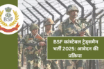 BSF कांस्टेबल ट्रेड्समैन भर्ती 2025: आवेदन की प्रक्रिया और महत्वपूर्ण जानकारियाँ