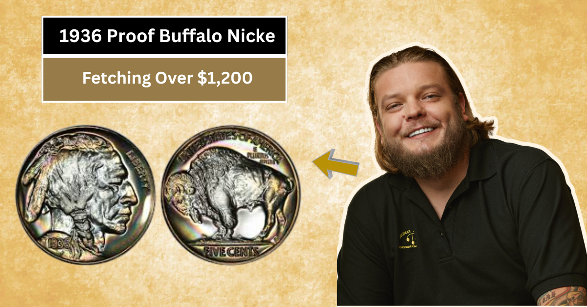 1936 Proof Buffalo Nickel Debut: Rare Coin with Mirror Surfaces Fetching Over $1,200